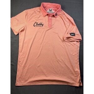 Missen Main Golf Polo Shirt Striped‎ Flogistix Mens  'Clubby Seltzers'